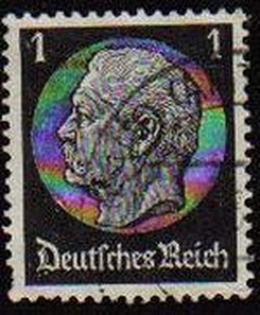Alemania 1933 Scott 415 Sello º 85 Cumpleaños de Von Hindenburg 5 Pf Deutsches Reich Allemagne Duitsland Germania Germany Alemagne Deutschland